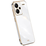 XINLI For Xiaomi Redmi Note 13 Pro+ 5G  Soft TPU Case Electroplating Shockproof Phone Cover