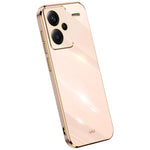 XINLI För Xiaomi Redmi Note 13 Pro+ 5G Mjukt TPU-skal Galvaniserat Stötsäkert mobilskydd