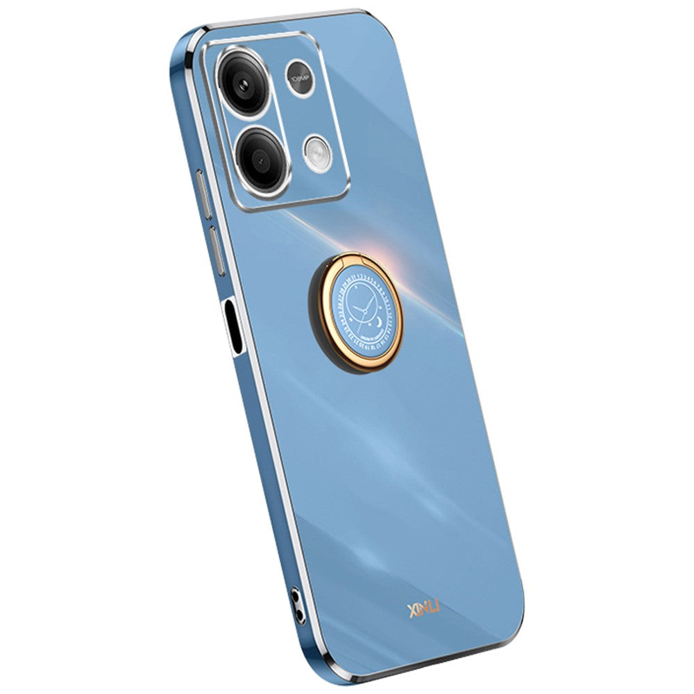 XINLI For Xiaomi Redmi Note 13 5G TPU Case Kickstand Electroplated Phone Cover Protector
