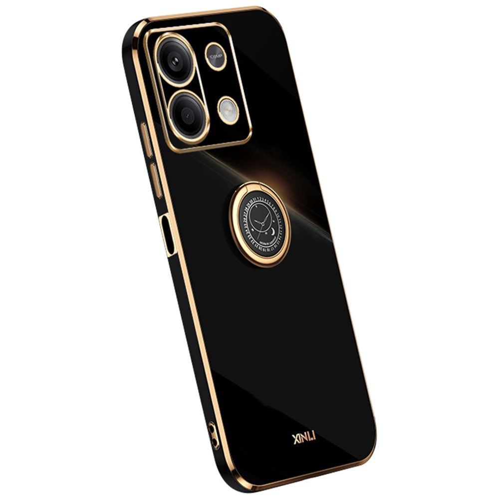 XINLI For Xiaomi Redmi Note 13 5G TPU Case Kickstand Electroplated Phone Cover Protector