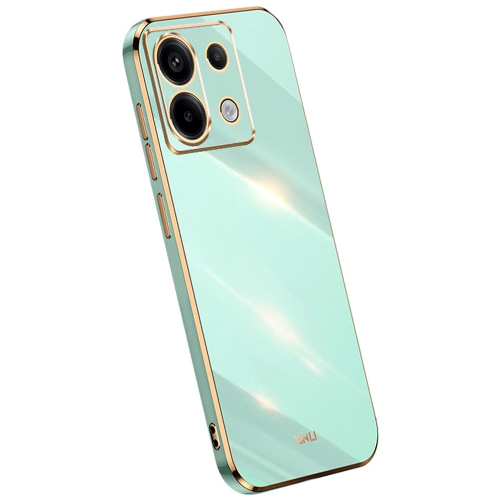 XINLI For Xiaomi Redmi Note 13 Pro 5G / Poco X6 5G Back Case Electroplating TPU Anti-scratch Phone Cover