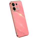XINLI For Xiaomi Redmi Note 13 Pro 5G / Poco X6 5G Back Case Electroplating TPU Anti-scratch Phone Cover