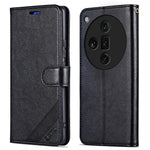 AZNS For Oppo Find X7 Ultra Leather Case Flip Wallet Phone Stand Shockproof Cover