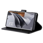 AZNS For Oppo Find X7 Ultra Leather Case Flip Wallet Phone Stand Shockproof Cover