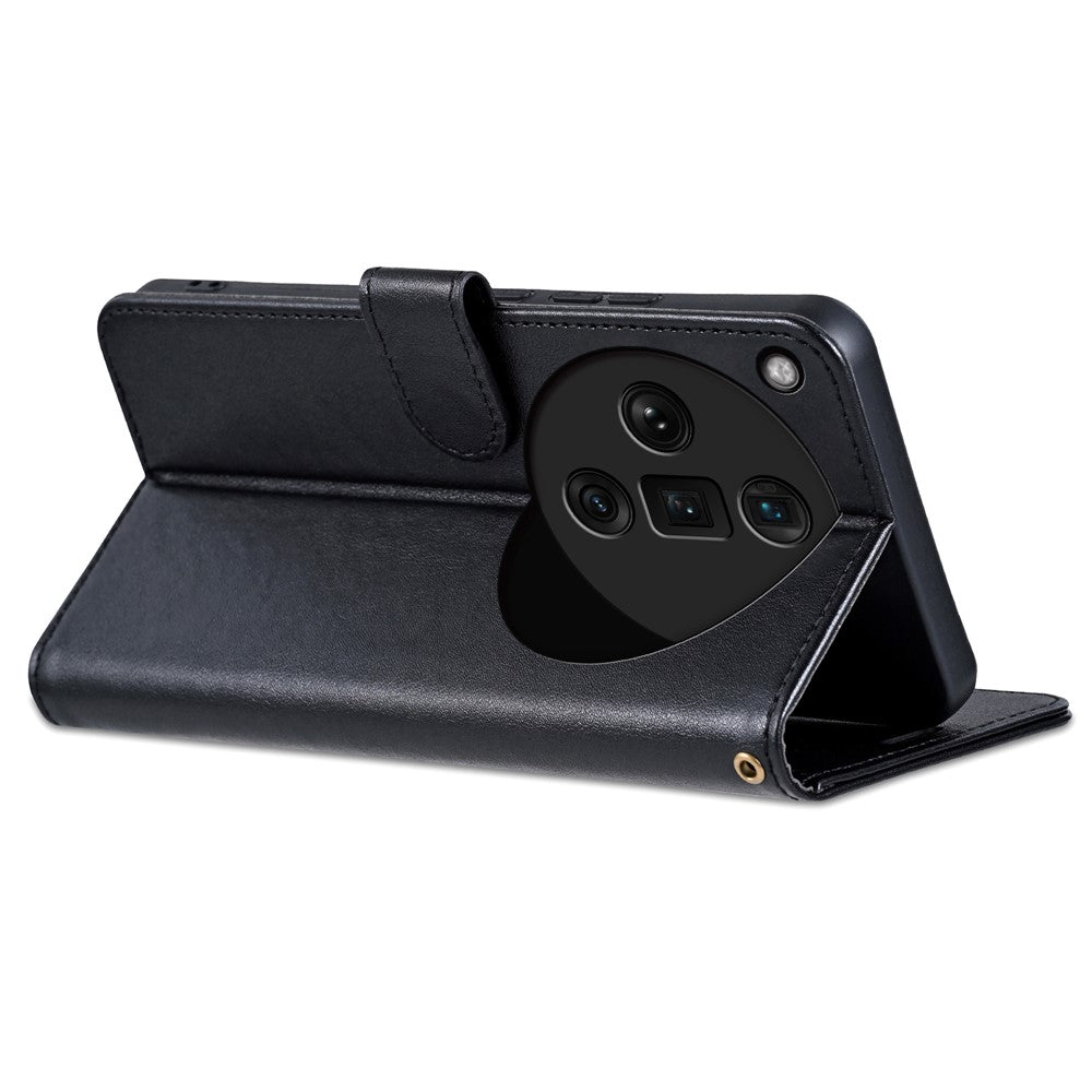 AZNS For Oppo Find X7 Ultra Leather Case Flip Wallet Phone Stand Shockproof Cover