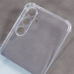 Til Samsung Galaxy A35 5G Cover Forstærket Hjørne Klart Telefoncover med Snor