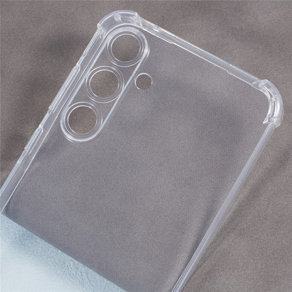 Til Samsung Galaxy A35 5G Cover Forstærket Hjørne Klart Telefoncover med Snor