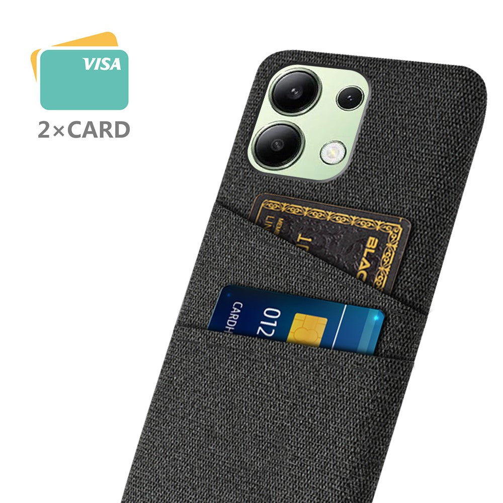 For Xiaomi Redmi Note 13 4G Phone Case Hard Protective Cover with Dual Card Holder