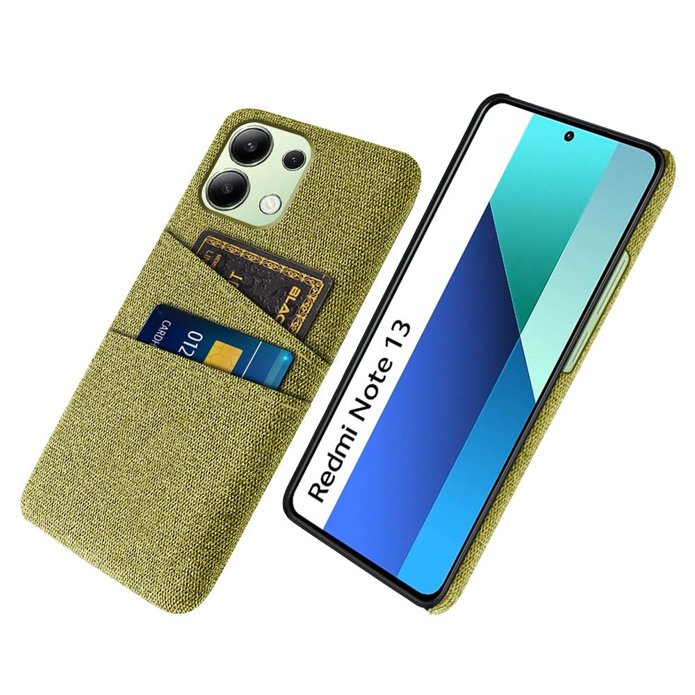 For Xiaomi Redmi Note 13 4G Phone Case Hard Protective Cover with Dual Card Holder