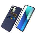 Xiaomi Redmi Note 13 4G mobilskal hårt skyddande fodral med dubbelt korthållare