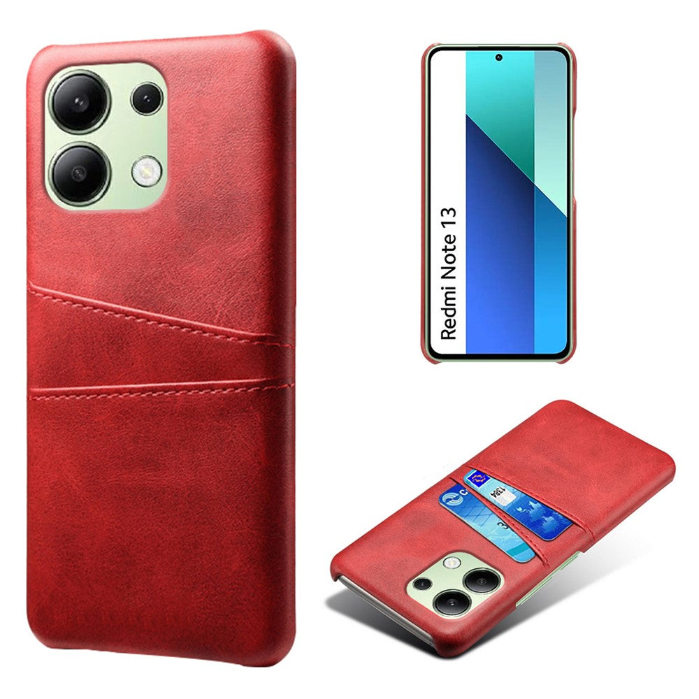 For Xiaomi Redmi Note 13 4G Phone Case Anti-Scratch Shockproof Cover with Card Holder