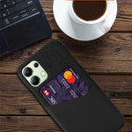 For Xiaomi Redmi Note 13 4G Phone Case PU Leather+PC Cover with Card Holder Slot
