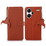 For Xiaomi Redmi Note 13 Pro+ 5G Phone Case Wallet Cover Litchi Texture RFID Blocking