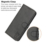 For Xiaomi Redmi Note 13 Pro 5G / Poco X6 5G Leather Case Happy Cat Pattern Folding Stand Phone Cover