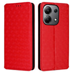 For Xiaomi Redmi Note 13 4G Wallet Case Stand Full Protection Leather Rhombus Phone Cover