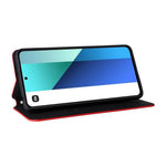 For Xiaomi Redmi Note 13 4G Wallet Case Stand Full Protection Leather Rhombus Phone Cover