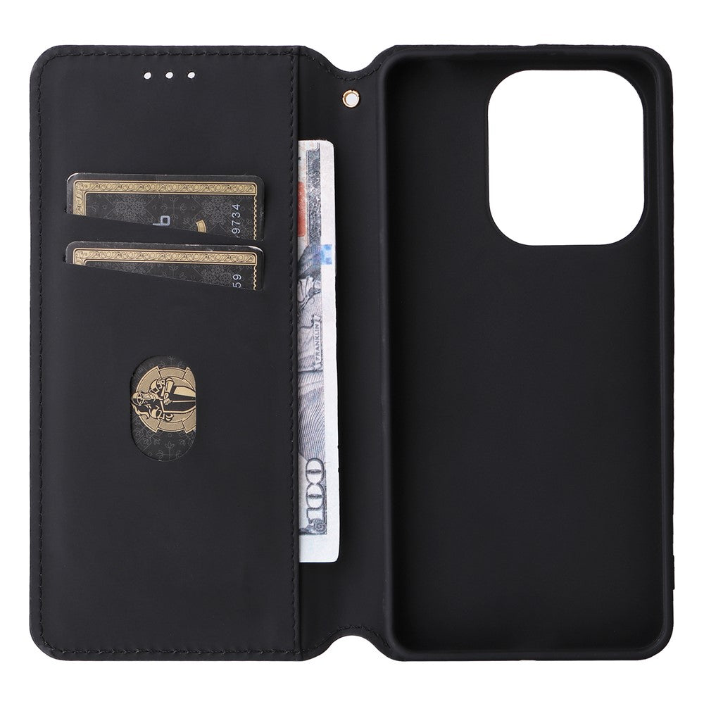For Xiaomi Redmi Note 13 4G Wallet Case Stand Full Protection Leather Rhombus Phone Cover