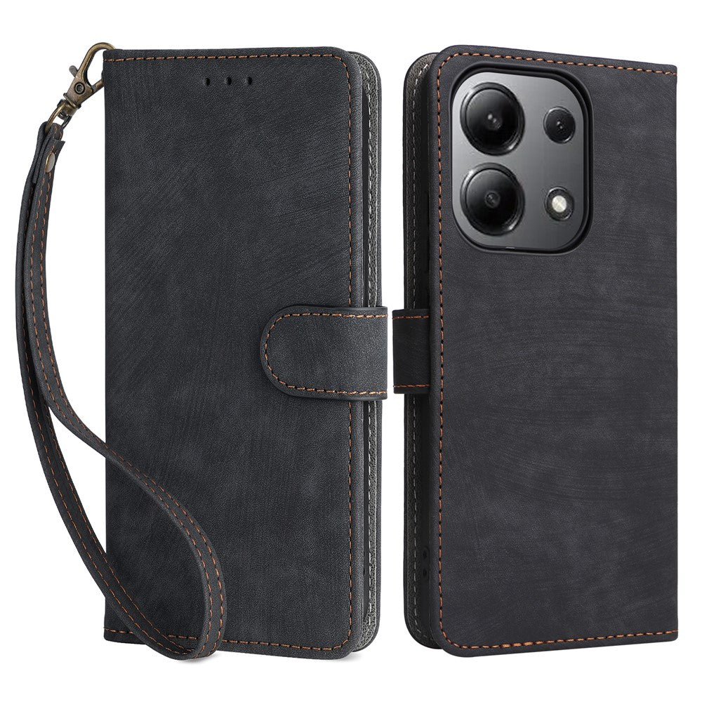 For Xiaomi Redmi Note 13 4G Wallet Leather Case Phone Cover RFID Blocking Protection