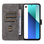 For Xiaomi Redmi Note 13 4G Wallet Leather Case Phone Cover RFID Blocking Protection