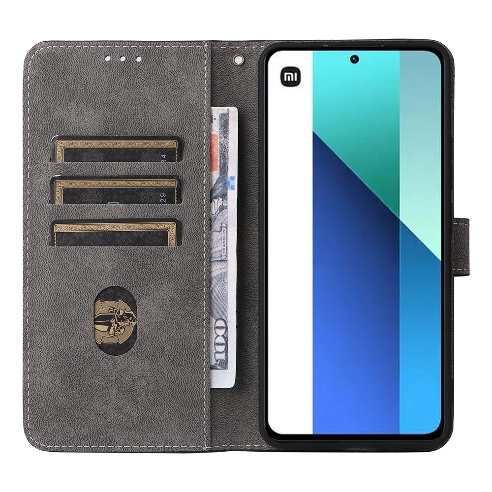 For Xiaomi Redmi Note 13 4G Wallet Leather Case Phone Cover RFID Blocking Protection