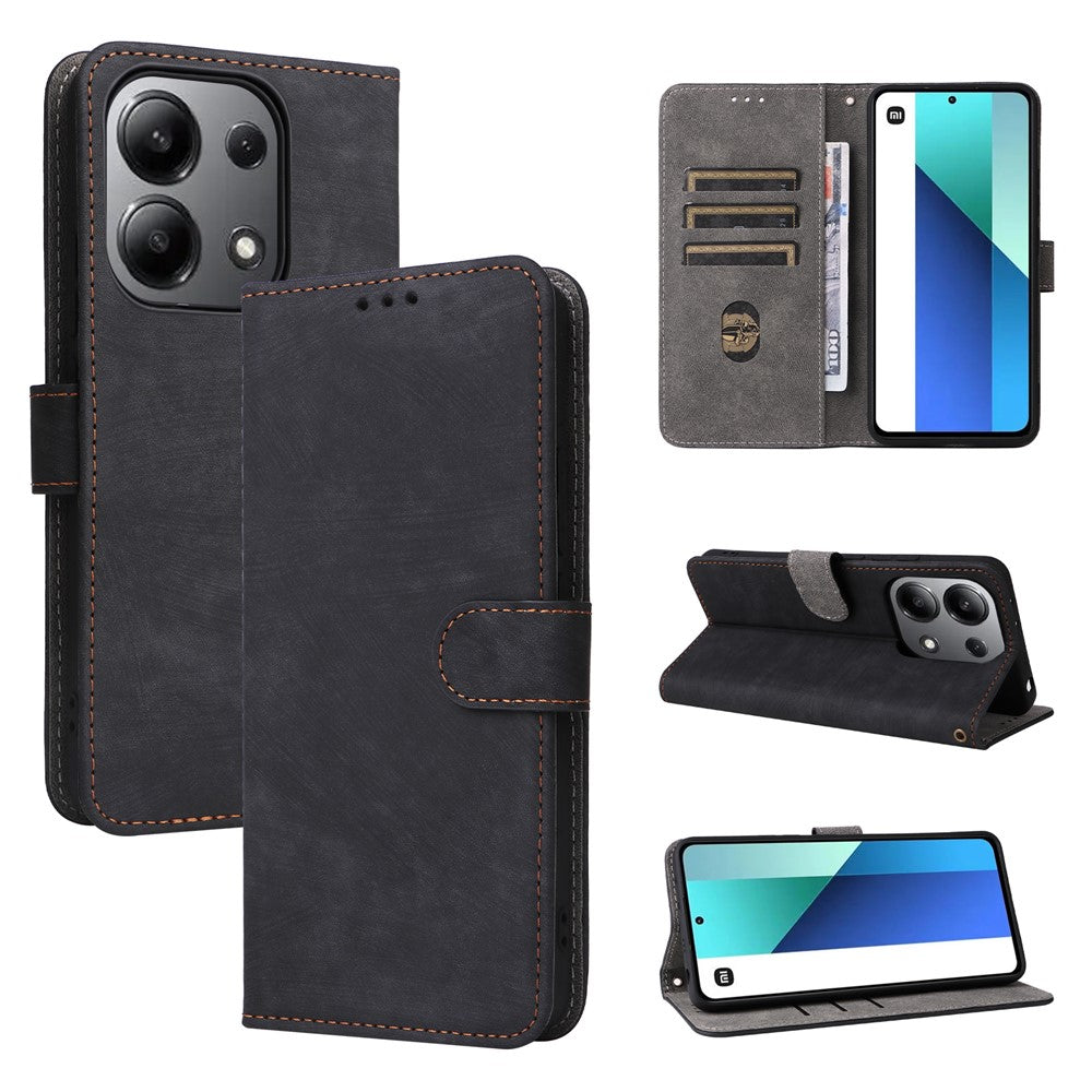 For Xiaomi Redmi Note 13 4G Wallet Leather Case Phone Cover RFID Blocking Protection
