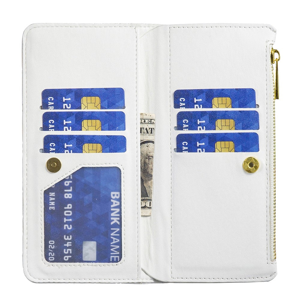 BINFEN COLOR BF Style-15 For Xiaomi Redmi Note 13 Pro+ 5G Case Zipper Magnetic Folio Phone Cover