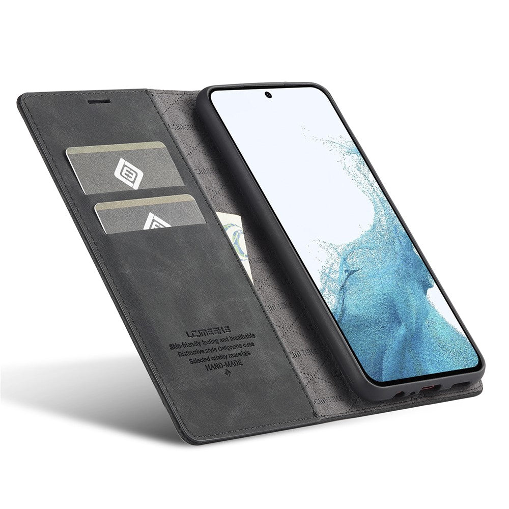 LC.IMEEKE For Samsung Galaxy A35 5G Microfiber Leather Case Phone Cover Magnetic Closing