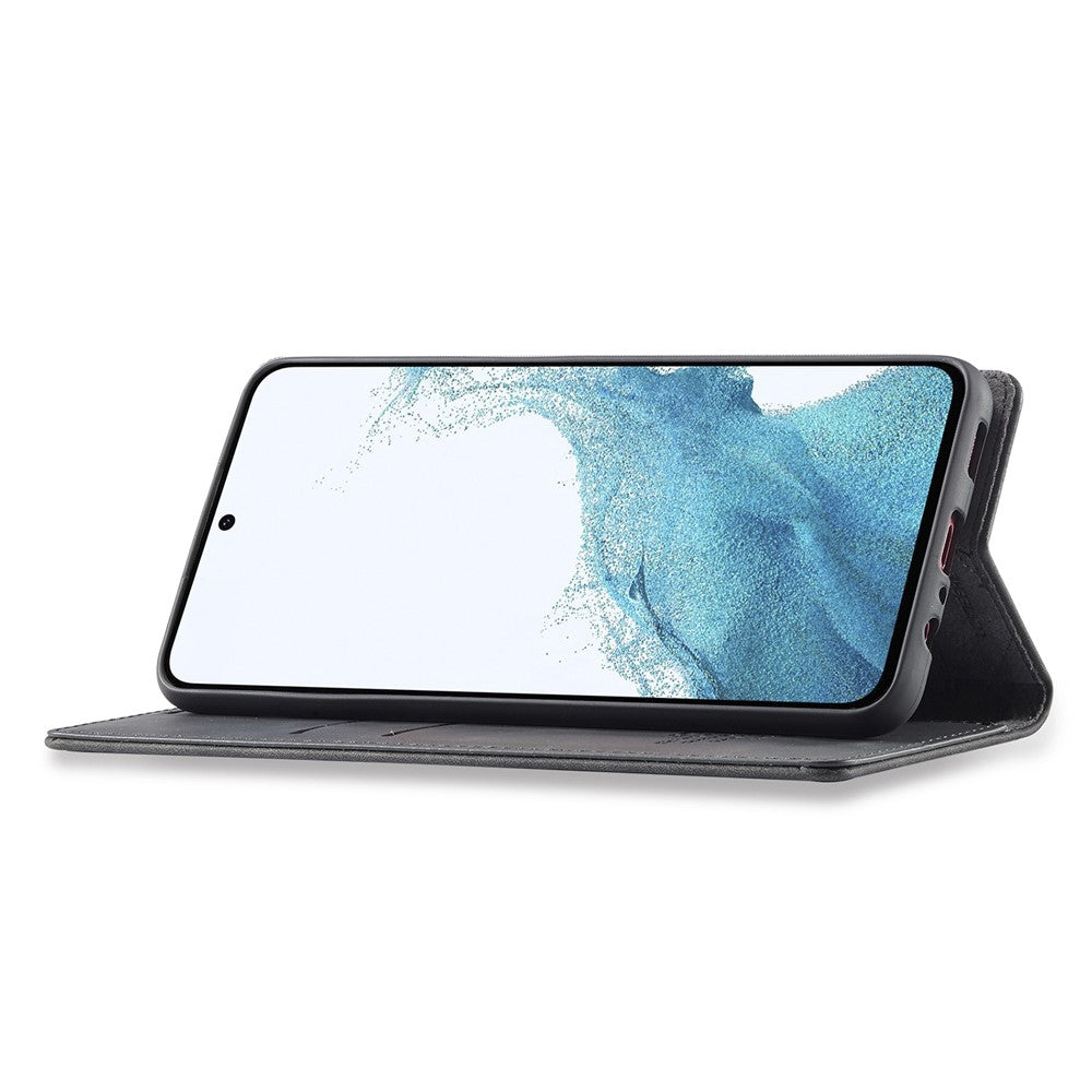 LC.IMEEKE For Samsung Galaxy A35 5G Microfiber Leather Case Phone Cover Magnetic Closing