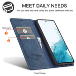 LC.IMEEKE Til Samsung Galaxy A55 5G Pung Etui Mikrofiber Læder Telefoncover
