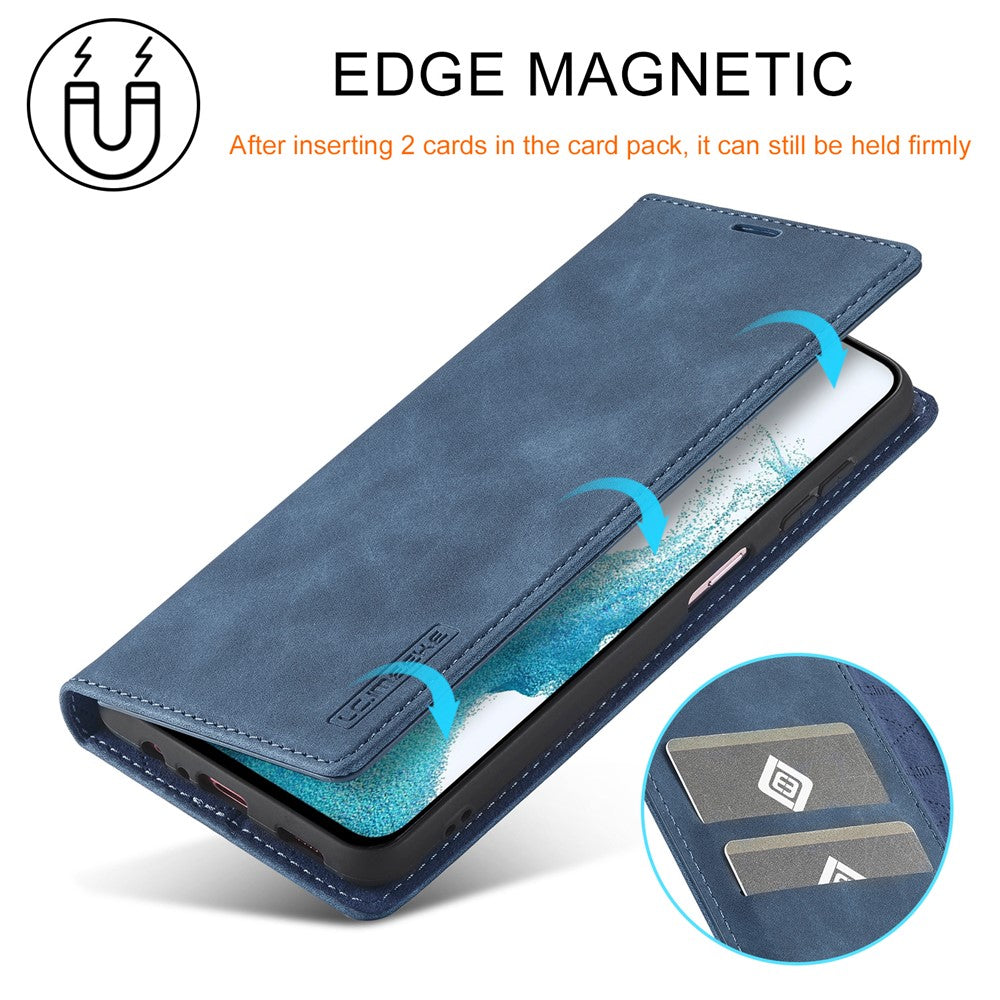 LC.IMEEKE Til Samsung Galaxy A55 5G Pung Etui Mikrofiber Læder Telefoncover