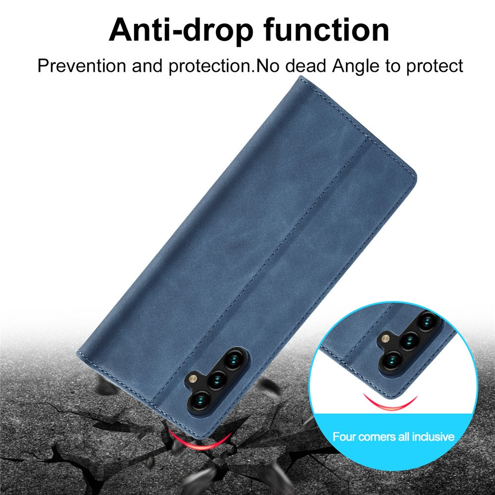 LC.IMEEKE Til Samsung Galaxy A55 5G Pung Etui Mikrofiber Læder Telefoncover