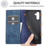 LC.IMEEKE Til Samsung Galaxy A55 5G Pung Etui Mikrofiber Læder Telefoncover