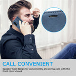 LC.IMEEKE Til Samsung Galaxy A55 5G Pung Etui Mikrofiber Læder Telefoncover