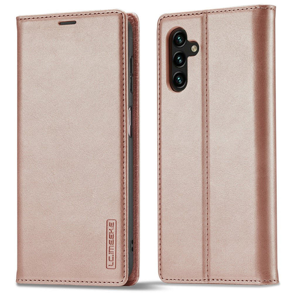 LC.IMEEKE Til Samsung Galaxy A55 5G Pung Etui Mikrofiber Læder Telefoncover