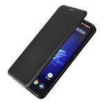 For Asus ROG Phone 8 Pro 5G / 8 5G Leather Case with Card Slot Carbon Fiber Texture