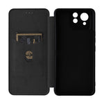 For Asus ROG Phone 8 Pro 5G / 8 5G Leather Case with Card Slot Carbon Fiber Texture