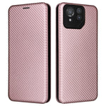 For Asus ROG Phone 8 Pro 5G / 8 5G Leather Case with Card Slot Carbon Fiber Texture