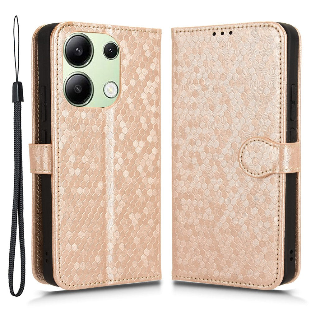 Xiaomi Redmi Note 13 4G Flip Phone Case Plånbok Läder Stativfodral
