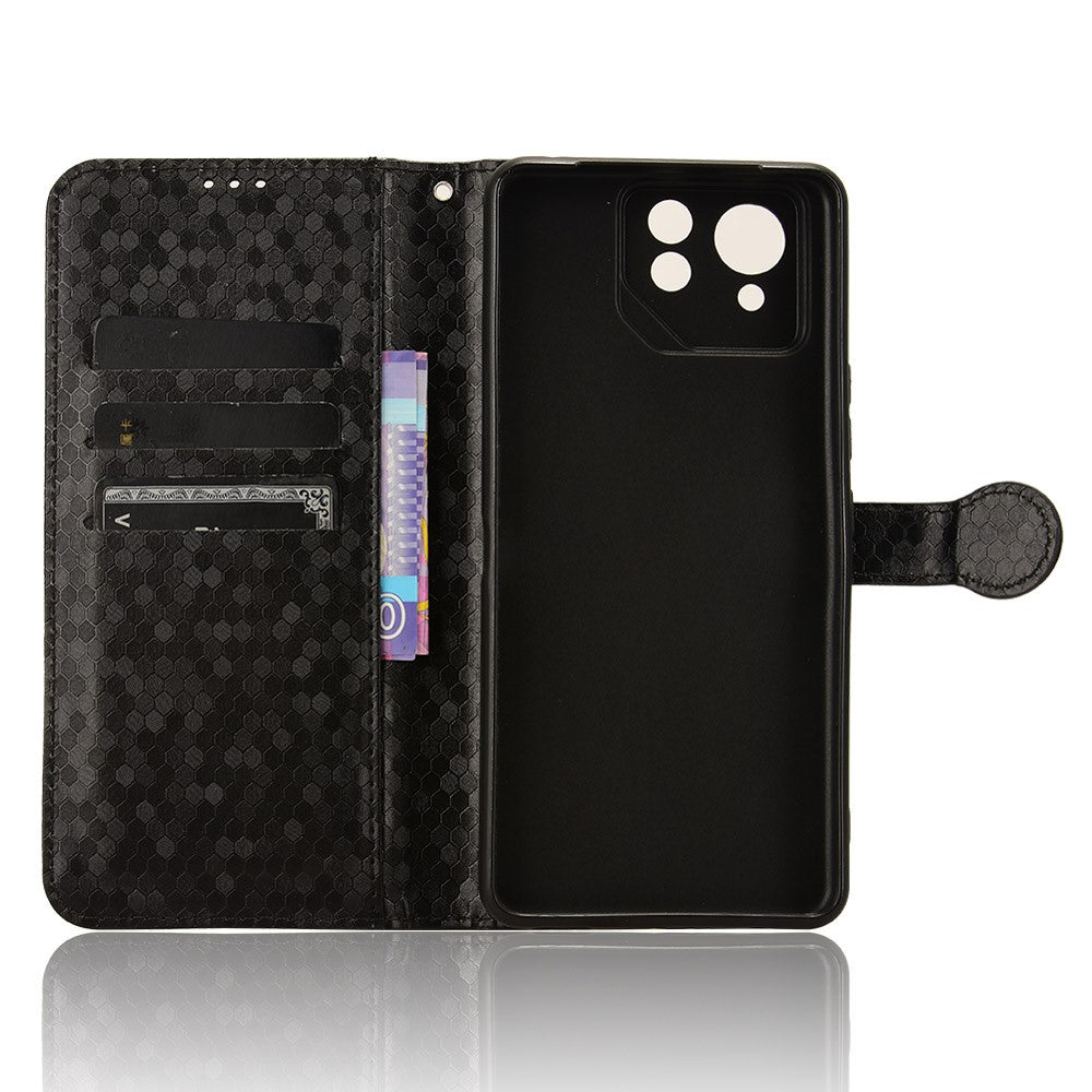 For Asus ROG Phone 8 Pro 5G / 8 5G Phone Wallet Case Dot Imprinted PU Leather Cover