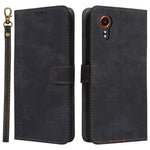 For Samsung Galaxy Xcover7 Leather Case with Strap RFID Blocking Wallet