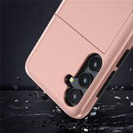 For Samsung Galaxy A55 5G Phone Case TPU + PC Cover with Slide Card Holder