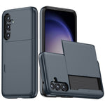 For Samsung Galaxy A55 5G Phone Case TPU + PC Cover with Slide Card Holder