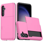 For Samsung Galaxy A55 5G Phone Case TPU + PC Cover with Slide Card Holder