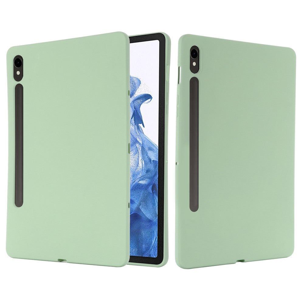 Til Samsung Galaxy Tab S9 Tablet Etui Flydende Silikone Anti-ridse Cover