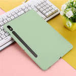 Til Samsung Galaxy Tab S9 Tablet Etui Flydende Silikone Anti-ridse Cover