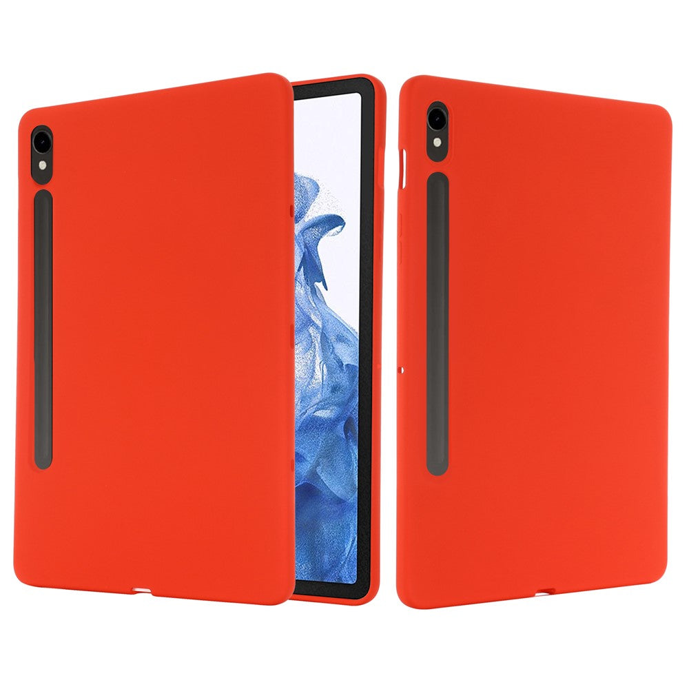 Til Samsung Galaxy Tab S9 Tablet Etui Flydende Silikone Anti-ridse Cover