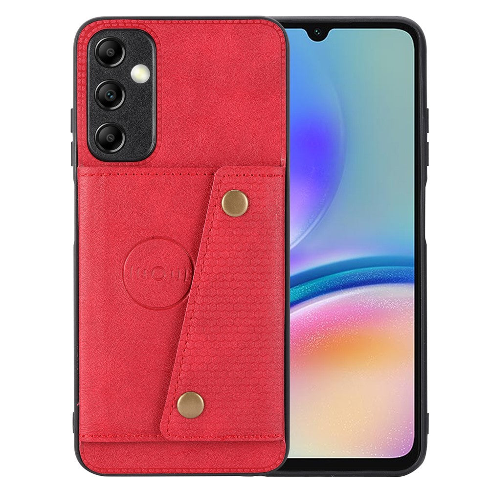 Til Samsung Galaxy A15 5G Cover Anti-drop Læderbelagt TPU-kortholder Telefoncover