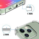 Massekøb af iPhone 13-cover, 1,5 mm anti-drop hjørne TPU-cover, ultragennemsigtigt