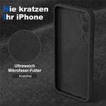For Samsung Galaxy S24 Case with Hand Strap Liquid Silicone Kickstand Phone Cover