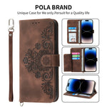 Til Samsung Galaxy A55 5G Cover Crossbody Læder Etui med Kortlommer Pung